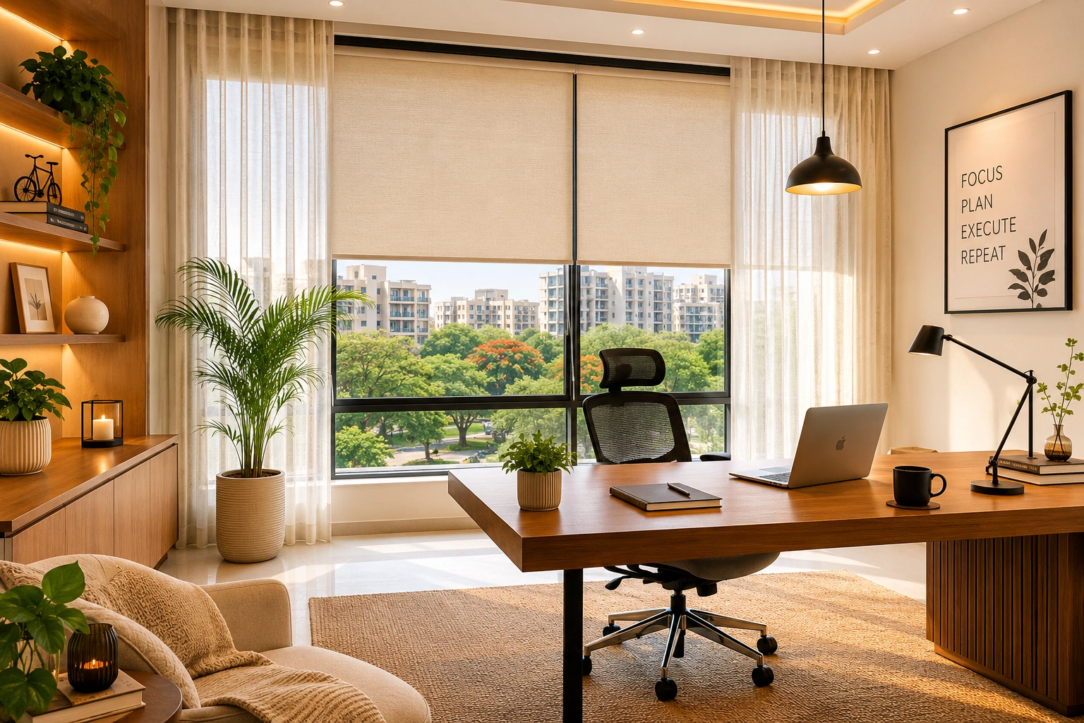 Study room curtains blinds Ahmedabad