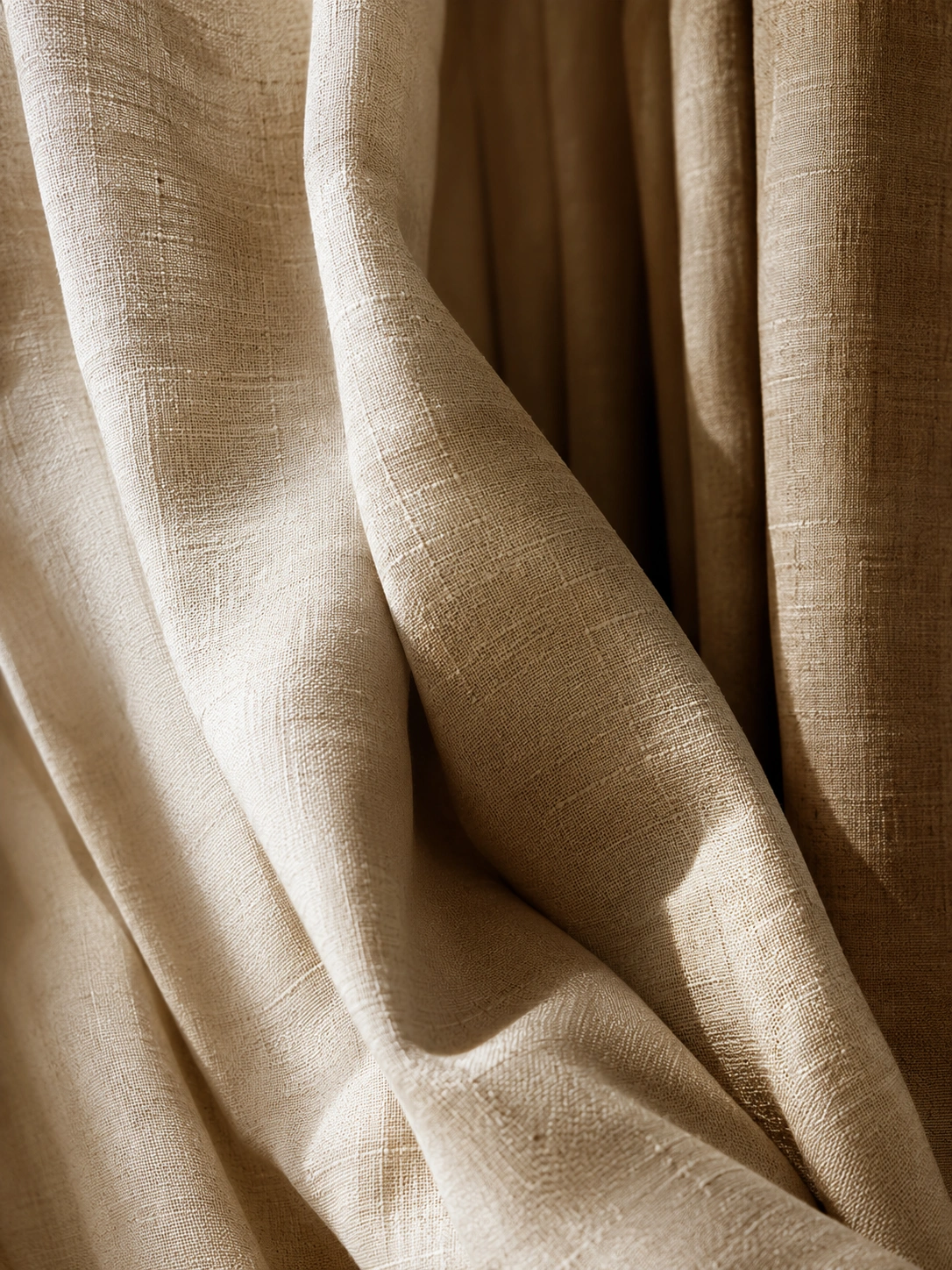 Premium curtain fabrics at Aurakriya Decor Ahmedabad