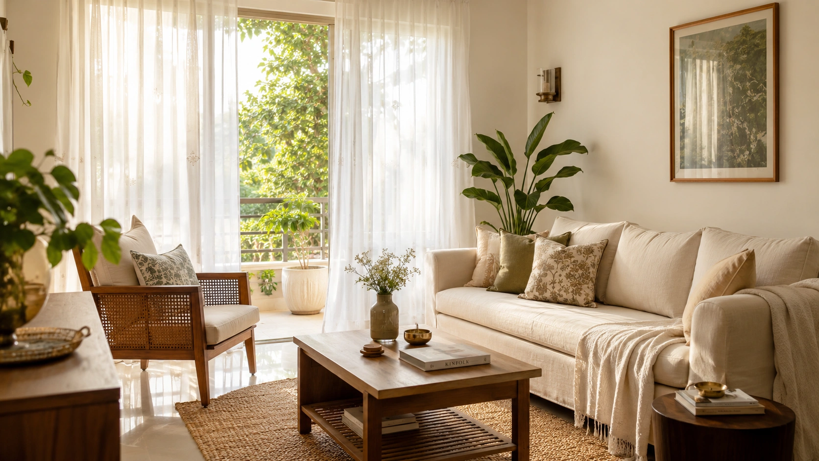 Sheer curtains for living room Ahmedabad