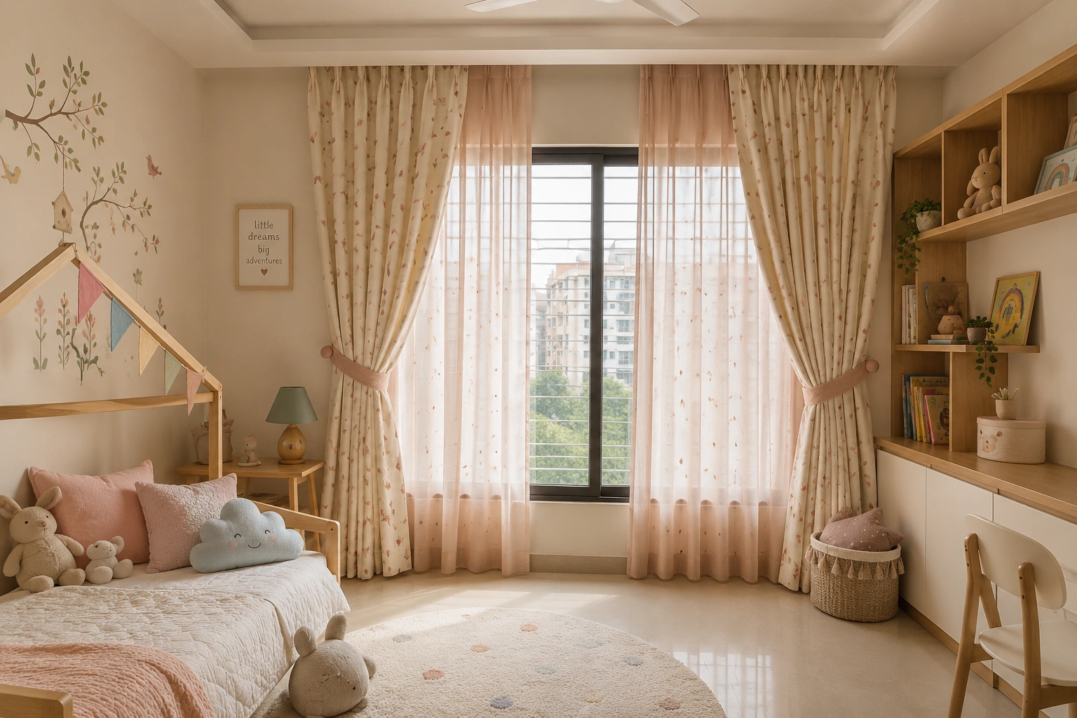 Kids room nursery curtains Ahmedabad